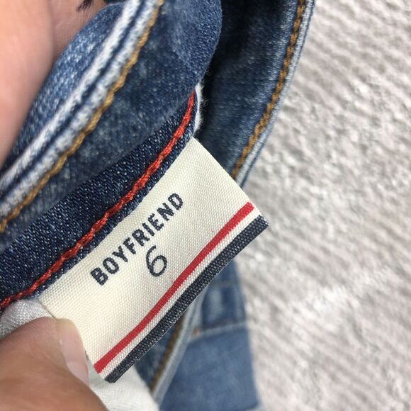 Tommy Hilfiger Jeans Women's Size 6 Blue Straight Loose Pants - Picture 10 of 14